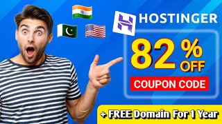 Hostinger Coupon Code and Exclusive Discounts 💥 Get Hosting 82% OFF + FREE Domain!