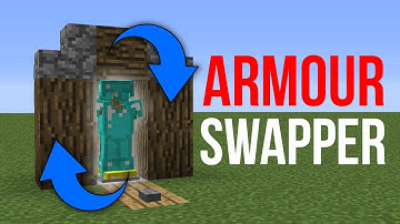 Minecraft Redstone Tutorial - Simple Armor Stand Swapper