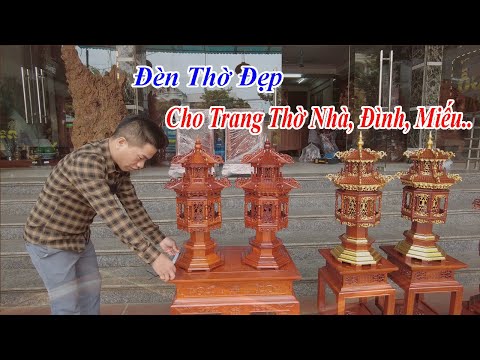 Video Chi Tiết 3 Mẫu Đèn Thờ Mái Chùa Đẹp Cho Trang Thờ - ĐỒ... - youtube