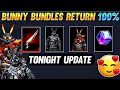 BUNNY COLLECTION RETURN CONFIRM | NEXT TOPUP FREE FIRE | FREE FIRE NEW EVENT TODAY | FF TODAY EVENT
