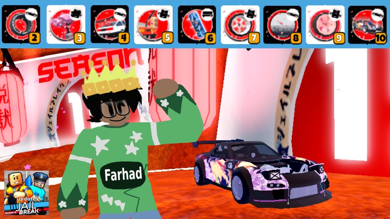 Roblox Jailbreak Season 15 Prizes Lvl 210 Jailbreak Roblox YouTube