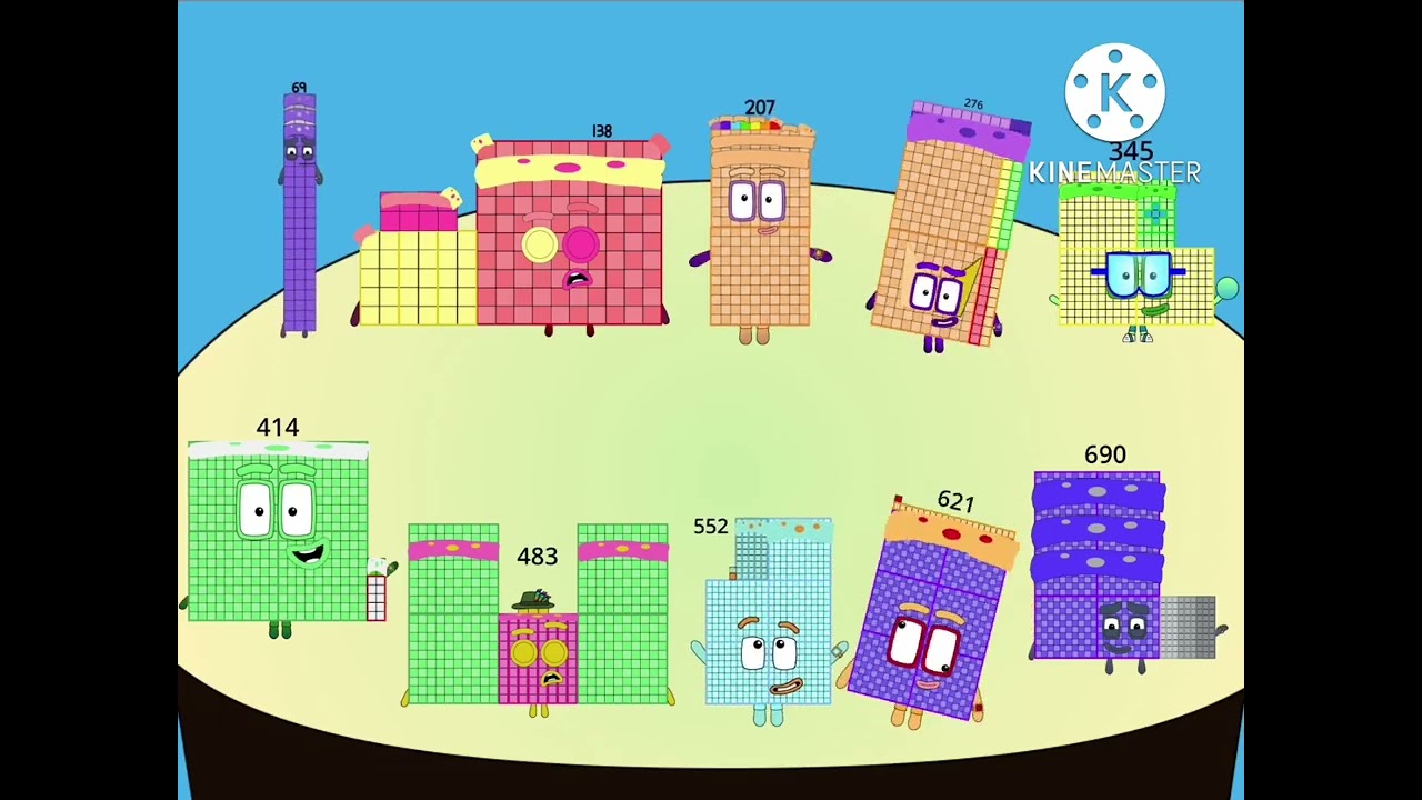 Numberblock Bands Throughout The Channel Numberblocks Band Collab