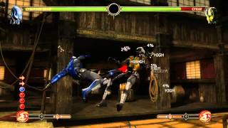 BnB Cyber Sub-Zero combo no meter, 38%