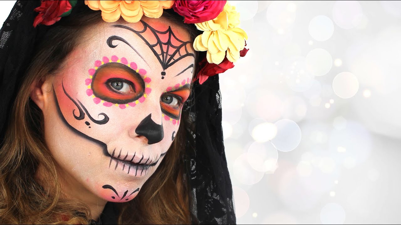 Transform Your Look with Sugar Skull Skeleton Face Paint: 10 Stunning ...