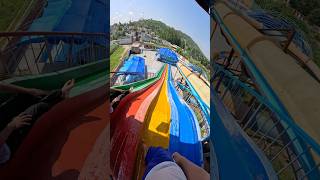 Bella ciao playground parkour water park running sliding pov #shorts