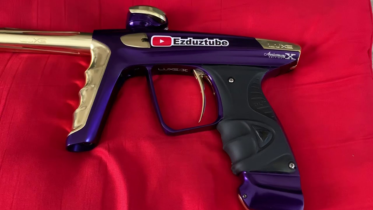 Dlx LuxeX paintball marker YouTube