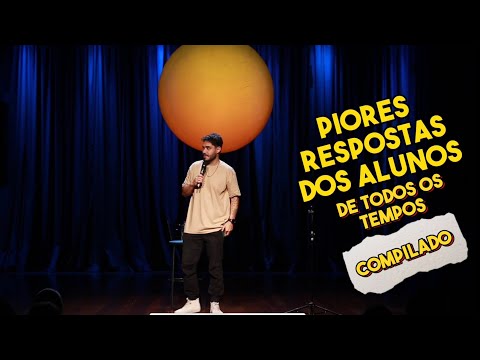 Reuni as PIORES RESPOSTAS dos alunos! COMPILADO | Diogo Almeida