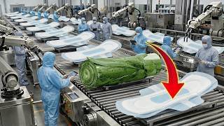 Production Process: How Do Stiff Banana Stems Transform Into Pads?