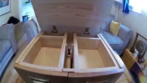 Puzzle Drawers Demo and Mechanism