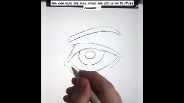 how to draw eyes? #procreate#short#eyes#how#eyedrawing#tutorial#art#drawing#draw#dr_caricature#green