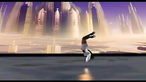 Explosive animation - Back Hand Spring Kick | #3d  #animation  for @secondlife