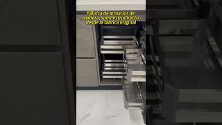 Si le interesa este armario de cocina de madera, Póngase en contacto con nosotros.