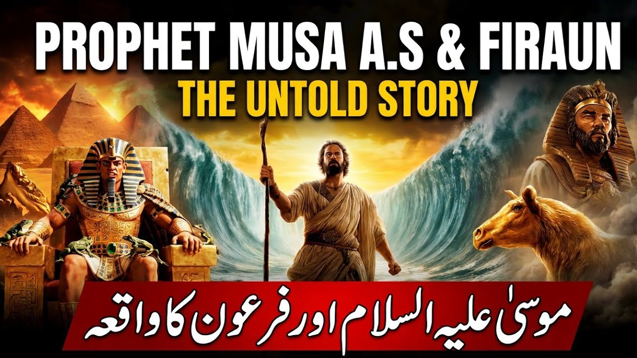 Allah Ne Firaun Ko Kaise Tabah Kiya? | Hazrat Musa AS Aur Samandar Phatne Ka Waqia