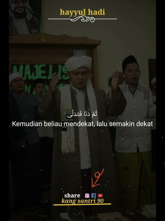 sholawat hayyul hadi || story wa sholawat 'SANTRI' 30 detik #shorts