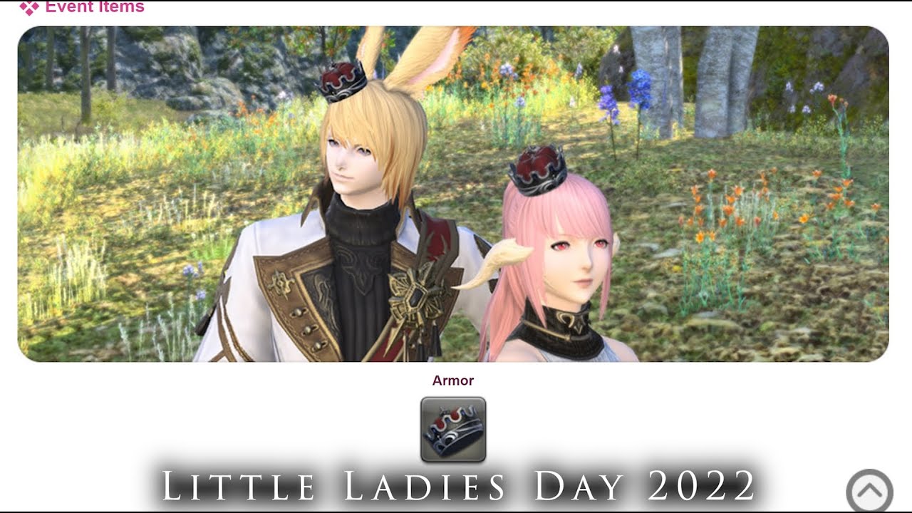 FFXIV Little Ladies Day 2022 "Dressed To Impress" Event Details