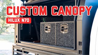 HILUX N70 CUSTOM CANOPY FITOUT - All in one episode!