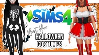 🎃 BEST CC HALLOWEEN COSTUMES! + Links | CAS | The Sims 4