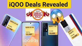 iQOO Phone deals revealed finally in Amazon Great Indian festival sale Amazing Discounts 