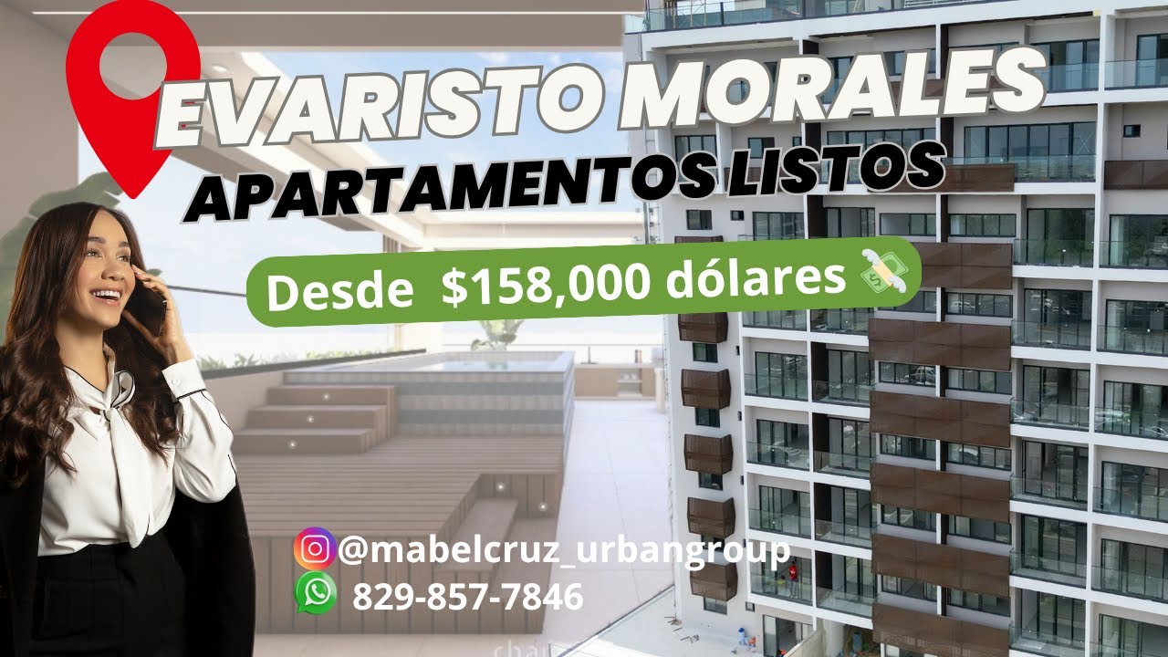 Apartamentos listos en Evaristo Morales desde $158,000 dólares 💸  inversiones segura 💎