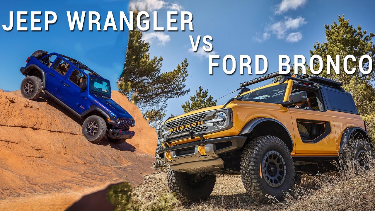 2021 Ford Bronco vs Jeep Wrangler - specification & detailed comparision