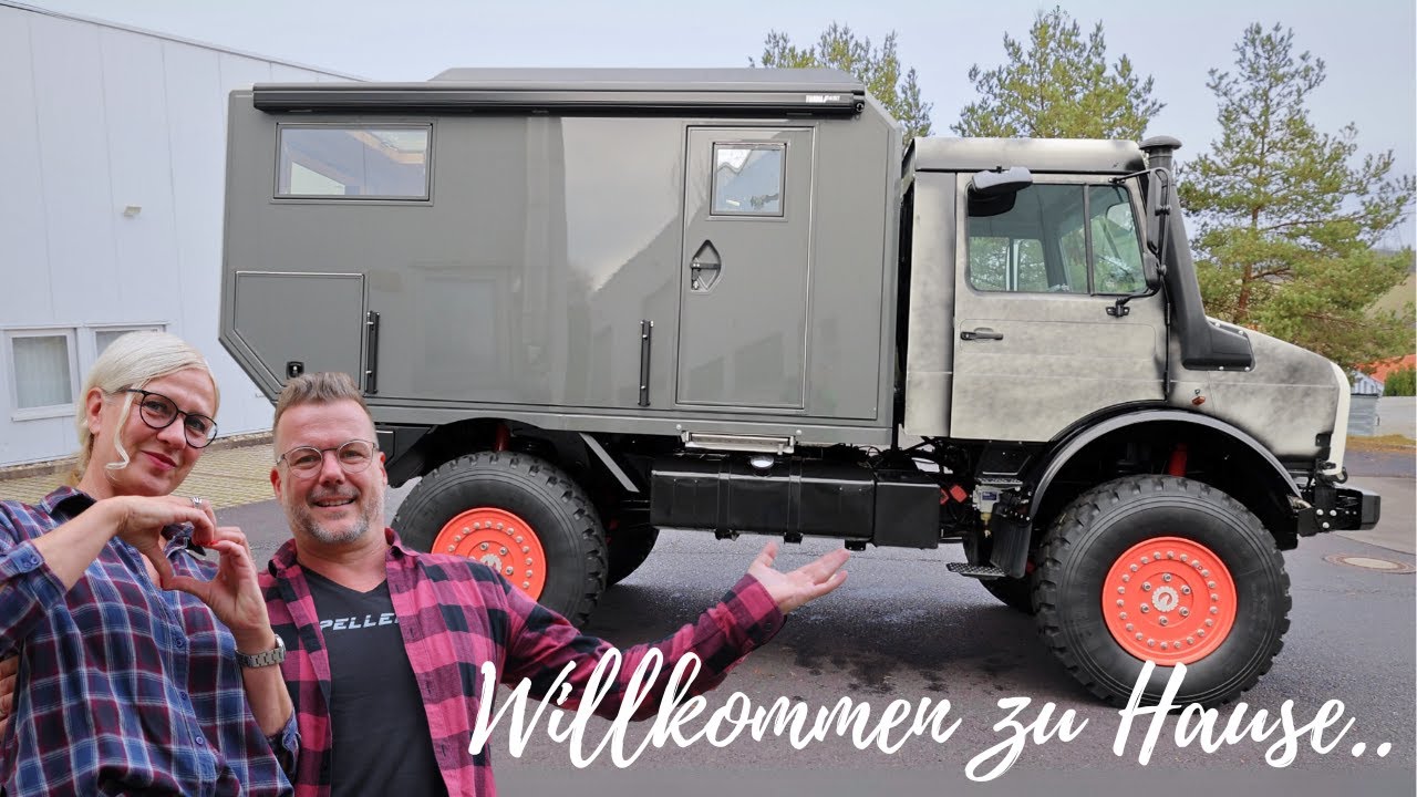 Экспедиционный автомобиль UNIMOG | Алюминиевая кабина с гаражом Bongo | Компактный | Лёгкий | Зал...