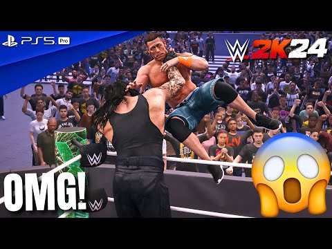 WWE 2K24 All Royal Rumble Winners Royal Rumble Match PS5 Pro 4K60 