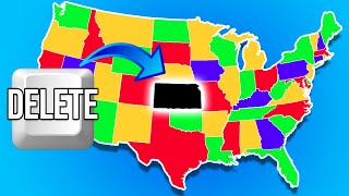 I Deleted The STRONGEST State Until 1 US State Was Left