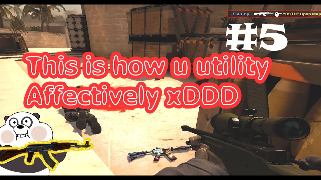 CSGO : Double kill , Triple kill & Quad kill Montage [Salty] #5