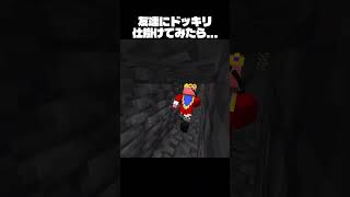 友達にドッキリ仕掛けてみた結果...  #マイクラ #minecraft #shorts