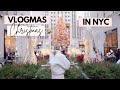 VLOGMAS DAY 7: CHRISTMAS IN NEW YORK! Company Holiday Party, my everyday Vlogmas makeup routine!