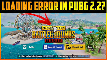 How To Fix Loading Screen In Pubg KR 3.0 Version? | Pubg KR 3.0  Login Error | IconicTechs