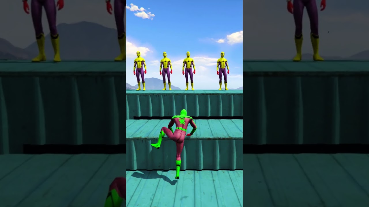 GTA 5 Epic Spider-Man Ragdolls | Jumps / Fails ep.162 