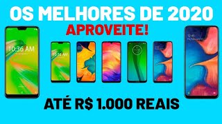 5 melhores celulares de 2020 para comprar com até R$ 1.000 reais