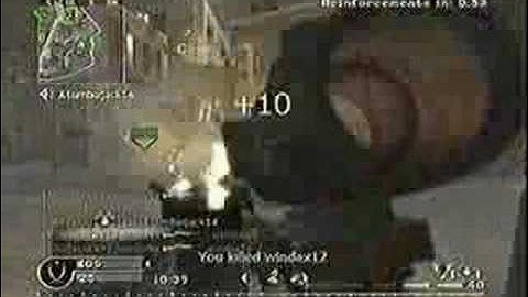 Call Of duty 4 M40A3 Sniper Montage -- Watsonnn  (OLD VIDEO)
