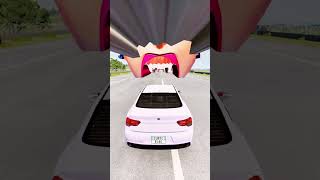 Big and Small Car vs Jinu Half Demon Saja - BeamNG.Drive#93