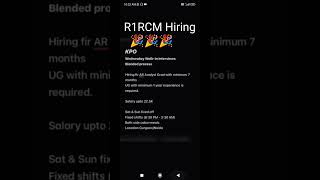 R1RCM Hiring 2023