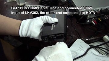 LKV362 SCART to HDMI 1080p converter