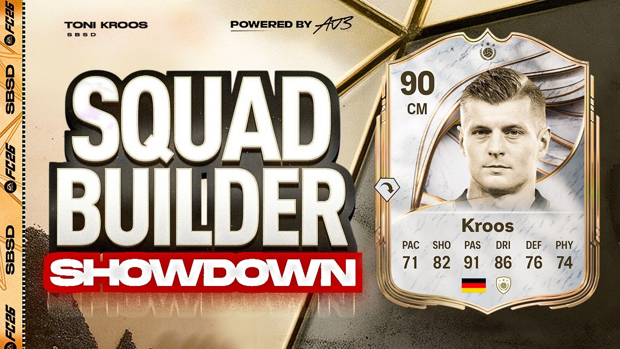 FC26 Squad Builder Showdown! NEW ICON TONI KROOS!!!