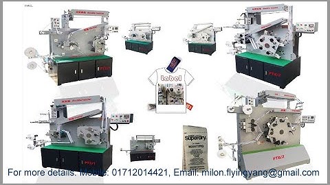 Flexo Label Printing Machine | Full Automatic