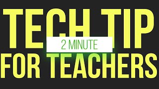 2 Minute Tech Tip: Adding Your Zoom Personal Room As a Link on a Student's IPad Home Screen