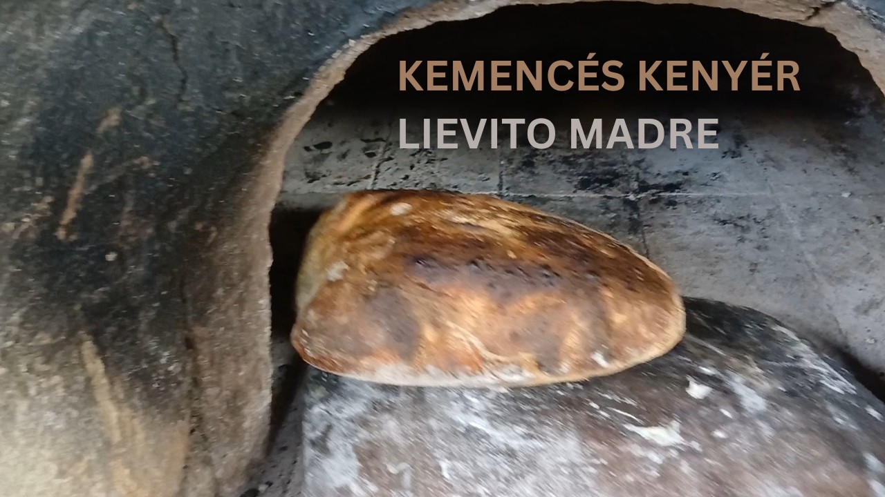 Kenyérsütés kemencében (lievito madréval)