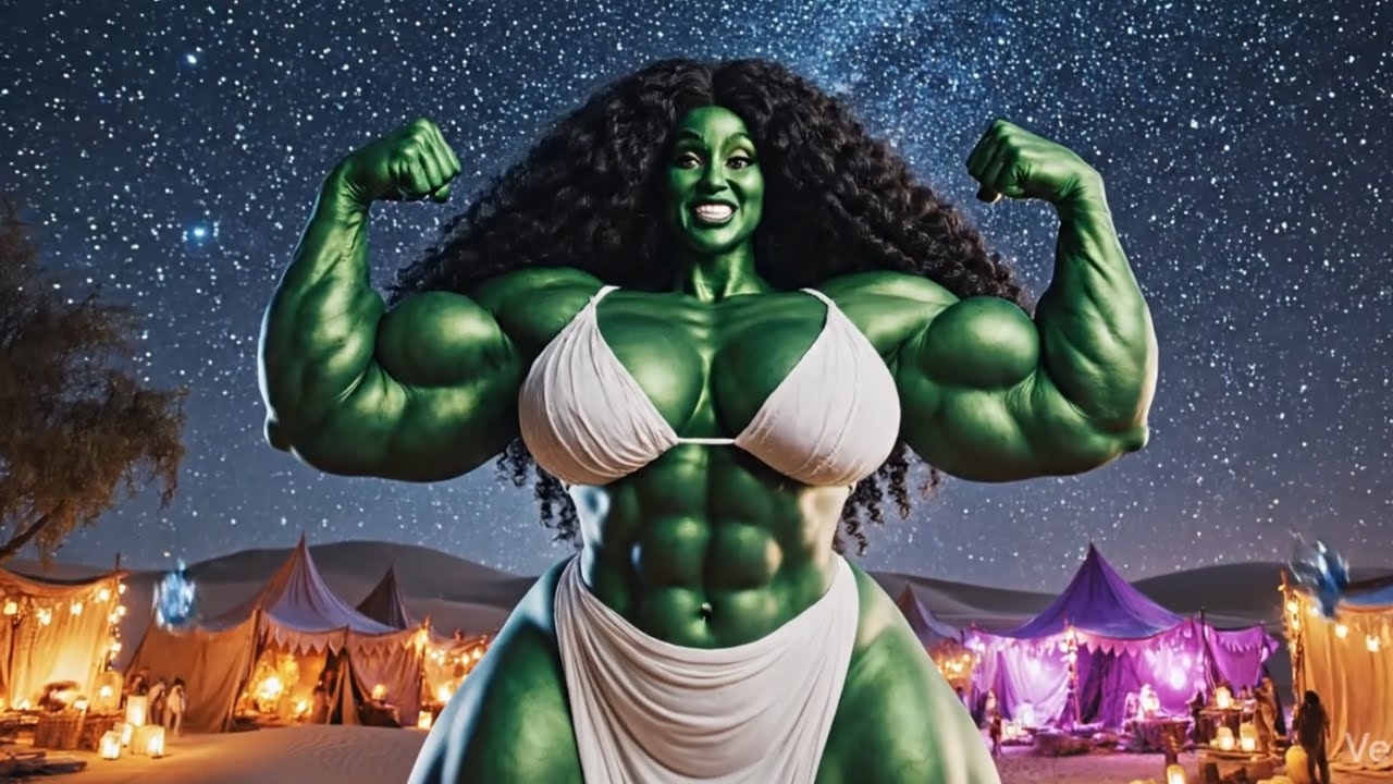 Female Muscle Growth | She Hulk Transformations 