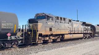 Norfolk Southern 19K With a Rather Lengthy Train Rolls Across the Speicherville Defect Detector 