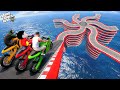 FRANKLIN AND SHINCHAN TRIED THEIMPOSSIBLE STAR MULTI ROADPARKOUR CHALLENGE GTA 5 