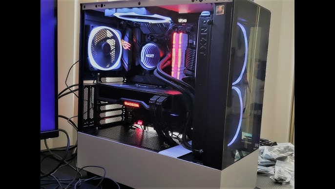 AMD Ryzen 7 5800X, ASUS ROG Strix B550-A Gaming and ROG Strix RTX 3060,  NZXT H510 White Gaming PC 