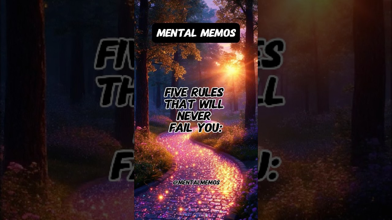 Rules That Will Never Fail You: 