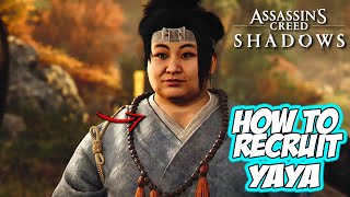 Assassin's Creed Shadows - How to RECRUIT YAYA (The Stray Dogs)