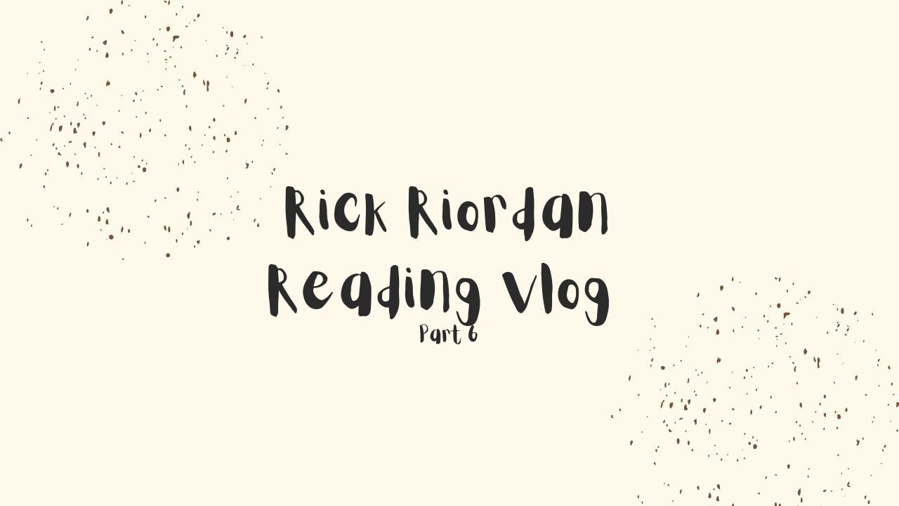 Rick Rio Dan Writing Me being in love with Rick Riordan's writing | reading vlog - YouTube