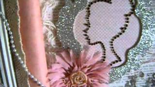 shabby chic altered frame