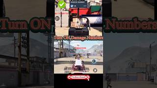 Turn on Damage number|Cod mobile #codm #codmsettings #codmobilesettings